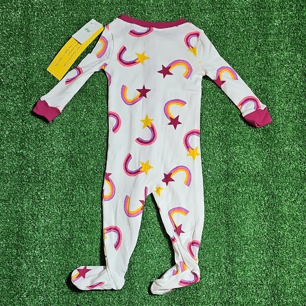 Colorful Rainbow and Star Baby One Piece